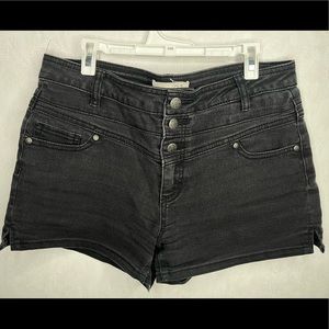 Black Rue 21 Jean Shorts Hi-Rise